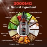 Liposomal Blood Sugar Support Drops - 3000 mg Advanced Formula with Ceylon Cinnamon for Glucose Support Digestive & Metabolic Health, Non-GMO Vegan - 60 ml Liquid Supplement - Image 4