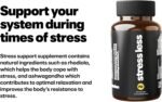 Numan Stress Support | Find Calm & Relief | Naturally Sourced Ashwagandha & Rhodiola | Vitamin B | 60 Tablets | 1100mg per Serving - Image 3