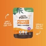Pets Purest Pumpkin Powder for Dogs - 250g 100% Pure Pumpkin Powder Dog Food Topper, Naturally Rich in Prebiotics & Fibre for Dogs Gut Health & Healthy Stools - Image 3