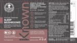 Known Tasty Sleep Mushrooms Gummies - Reishi, Cordyceps, Vitamin B - Reduces Fatigue - Natural Pomegranate Flavour - 60 Vegan Gummies, 1 Month Supply - Image 3