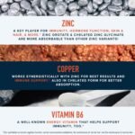 Zinc 30mg Microbeadlets with Copper | Highly Absorbable Zinc Bisglycinate & Orotate with 2mg Chelated Copper + Vitamin B6 | Vegan, Gluten-Free | Acne Support Supplements | 60 Capsules - Image 4