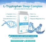 L-Tryptophan 220mg - 120 Capsules/Sleep Complex with Added Lemon Balm, Chamomile, Magnesium, Niacin & Vitamin B6 - Natural Alternative to Melatonin / 4 Month Supply – Made in The UK - Image 4