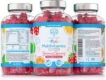 Kids/Childrens Vitamins - 150 Multivitamin & Minerals Gummies - Natural Berry Flavour Packed with Essential Nutrients - Vegan & Free of Artificial Sweeteners – 5 Months Supply – UK Made - Image 5