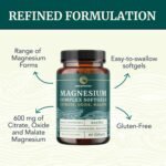 Triple Magnesium Complex Softgels | Citrate, Malate, & Oxide | Easy to Swallow, Highly Absorbable | High Strength Magnesium Supplements for Digestion, Calm, Relaxation & Leg Cramps Support | 60 Ct - Image 5