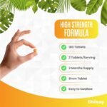 Turmeric Tablets 2600mg with Black Pepper & Ginger Boosted with Vitamin C | 180 High Strength Curcumin Supplements - 3 Month Supply Vegan Active Curcumin Made in The UK by Shivay Herbals - Image 5