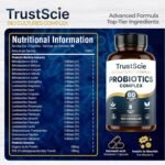 Bio Cultures Complex – Probiotic & Prebiotic Formula, 60 Billion CFU, 20 Strains – Shelf Stable, Delayed Release, Non-GMO, Gluten Free – 120 Capsules, 2 Month Supply - Image 4