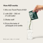 AG1 Greens Powder Supplement | Daily Nutrient Boost: Vitamins, Minerals, Gut-Friendly Bacteria, Gluten Free, Vegan and Keto Friendly | 70+ Ingredients by AG1 Athletic Greens (Travel Packs, 15 Count) - Image 6