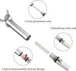 Breathing Necklace with Resistance, Breathing Necklace for Anxiety Relief, Breathing Exercises, Meditation, Christmas Valentine's Day Birthday Gift for Father, Women, Men - Image 3