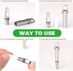 Breathing Necklace with Resistance, Breathing Necklace for Anxiety Relief, Breathing Exercises, Meditation, Christmas Valentine's Day Birthday Gift for Father, Women, Men - Image 4