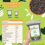 Just Ingredients Chia Seeds 500g, Organic Seeds, High in Omega, Perfect for Snacks, Mix with Water or Food, Bulk Buy, Versatile Superfood Seed - Image 4