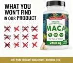 Peruvian Naturals Organic Maca 150 Capsules - Gelatinized Maca Root Powder Supplement Pill for Men & Women - Polvo de Maca Peruana en Pastilla - Image 7