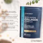 Marine Collagen Capsules with Hyaluronic Acid, Biotin & Vitamin C | Type 1 Collagen Peptides | 100% Marine | Supplement for Men & Women | 90 Count | by Horbaach - Image 3