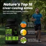 Liver Detox Supplement Capsule for Liver Health & Antioxidant Support Pormote Liver Detoxification Natural Vegan & Herbal Supplement Capsules - 60 Count - Image 5