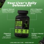 Liver Detox Supplement Capsule for Liver Health & Antioxidant Support Pormote Liver Detoxification Natural Vegan & Herbal Supplement Capsules - 60 Count - Image 6