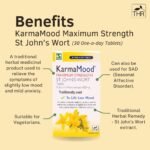 Schwabe KarmaMood Maximum Strength - St John's Wort Extract 425mg - Traditionally Used for Low Mood and Mild Anxiety - Traditional Herbal Medicinal Product - 30 Tablets - Image 4