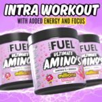 Applied Nutrition BodyFuel Amino's - Amino Acids Supplement, EAA Essential Amino Acids Powder, Muscle Fuel & Recovery (270g - 30 Servings) (Millions Raspberry) - Image 4