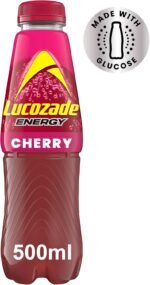 Lucozade Energy Cherry 12 x 500ml bottles - Image 3