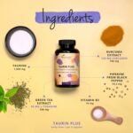 Vegavero L Taurine 1000 mg Capsules | with L-Theanine, Turmeric, Black Pepper Extract and Vitamin B3 | NO Additives | Lab-Tested | Vegan - Image 4