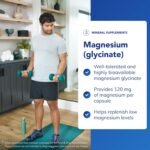 Pure Encapsulations Magnesium Glycinate 120mg - Bioavailable Magnesium Chelate Tiredness and Fatigue Supplement - 90 Capsules - Image 3