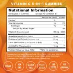 Vitamin C Gummies for Adults & Kids, 5-in-1 Immune System Support with Elderberry, Rosehips, Citrus Bioflavonoids & Acerola Cherry, Immunity Booster Supplement - Image 3