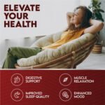 Magnesium Citrate Gummies - High Absorption Magnesium Supplement - Supports Digestion, Relaxation, Muscle Function & Sleep - Raspberry Flavour - 600mg Per Serving - Non-GMO, Gluten-Free - 60 Gummies - Image 3