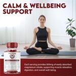 Magnesium Citrate Gummies - High Absorption Magnesium Supplement - Supports Digestion, Relaxation, Muscle Function & Sleep - Raspberry Flavour - 600mg Per Serving - Non-GMO, Gluten-Free - 60 Gummies - Image 5