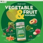 New Nature Super Greens Gummies - Greens Supplement with Fruit & Veggie Powders, Chlorella & Bacillus Coagulans - 60 Lemon & Orange Flavour Gummies - UK Made, Gelatin-Free - Image 5