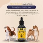 Skin & Coat Supplement for Dogs - Supports Healthy Skin & Coat, Colour Pigments - Promotes Calmness and Relaxation - Fast Acting & Vet-Approved Herbal Tincture - 250ml - Image 5