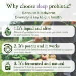 MICROBZ Sleep Daily Probiotic (31 Servings) – Liquid Probiotics for Gut Health & Relax, Sleep Supplement for Women & Men, Soil-Based Bacteria, 100% Natural, Vegan & Gluten Free - Image 5