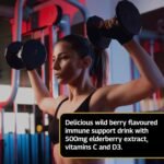 Healthspan Elite Activ Immunity | 40 Effervescent Tablets | All Blacks Official Partner | Immune Health | Vitamins C, B & D3 | Iron & Zinc | Informed Sport Accredited | Berry Flavour | Vegetarian - Image 4