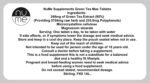 Green Tea MAX Tablets | 120 High Strength Pills | 5700mg Raw Herb | Antioxidant Polyphenols | Vegan Freindly | GMP HACCP GMO Free Made in UK - Image 5
