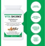 VitaDefence+ Turmeric 90 Vegan Capsules. Natural, Potent, Kosher & High Strength Immune Booster & Anti-Inflammatory Ayurvedic Herbal Supplement - Image 4