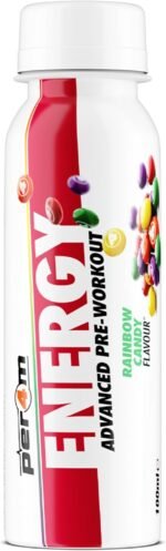 Per4m Energy Pre-Workout RTD Shots | 350mg Caffeine, 3.2g Beta-Alanine & 2g Glycerol | Vitamin B3 & B12 | Sugar Free Energy & Focus | 12 x 100ml (Rainbow Candy) - Image 5