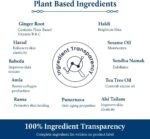 Blue Nectar Ginger Oil Anti Cellulite Body Massage Oil for Skin Tightening, Toning & Hydration | Authentic Ginger Root Massage Oil with Plant Based Vitamin B & C for Women and Men (11 Herbs, 200ml) - Image 5