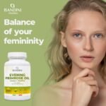 Bandini® Evening Primrose Oil 200 Softgel Capsules 2000mg - Antioxidant for Skin, Hair, and Nails - Helpful for Hormone Balance, Menopause, and Menstrual Cycle Disorders - Vegan, Non-GMO Supplement - Image 3