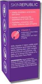 Skin Republic Vitamin C 6% Brightening Face Serum, Helps to reduce Pigmentation and Dark Spots & provides Long Lasting Hydration (30ml) - Image 10