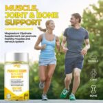 Magnesium Glycinate Gummies 1600mg - Sugar Free Magnesium Supplement with Calcium, Potassium Vitamin D, B6 & CoQ10 for Calm Mood & Muscle, Sleep Support 60 Gummies (2X) - Image 5