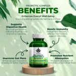 Stronglife Probiotic Complex with Prebiotic - 150 Billion CFU 20 Strains - with Lacto Bifido Entero & Strepto Probiotics for Gut Health - 120 Capsules Lactobacillus Acidophilus, Bifidum & More - Image 4