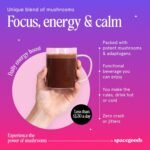 Spacegoods Rainbow Dust 6 Pack 240g | 180 Days Supply | Flavoured Mushroom Coffee | 120mg of Natural Caffeine | Lions Mane, Chaga Ashwagandha & Vitamin B5| Sharper Focus, Energy & Calm | Coffee - Image 5