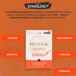 NEUBRIA Charge Energy Supplement – Multivitamin for Adults with Guarana, Ginseng Blend, Green Tea, B Vitamins & L-Theanine – Gym & Workout Formula for Daily Vitality – 30 Capsules - Image 5