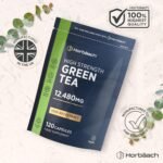 Green Tea Capsules 12,480mg | Providing High Strength Polyphenols | 30:1 Leaf Extract | 120 Powder Capsules | Vegan | Horbaach - Image 6