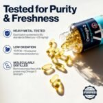 4 HIM & HER Omega-3 Fish Oil Capsules - 80% Concentrate Omega-3 Capsules High Strength - 668mg EPA & 500mg DHA + 83.4mg DPA Per Serving - 120 Softgels - 2 Months Supply - Image 5