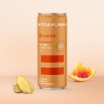 MEDAHUMAN CBD Drink (20mg), Recover, Blood Orange & Ginger, with Turmeric, Zinc, Vitamin C & D3, Low Calorie, Immune System Booster, Adaptogens & CBD Infused Fizzy Drink (Pack of 12 x 250ml) - Image 3