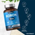 Boron 10mg | High Strength Boron Supplement | 180 Vegan Tablets | Sodium Borate | for Men & Women | by Horbaach - Image 4