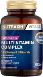 Nutraxin Womens Multivitamins Complex - 60 Tablets of 23 Essential Nutrients for Energy, Immune Support, Bone Health, & Skin Care - Includes Iron, Calcium, Vitamins, Biotin - 2 Tabs/Day - Image 3
