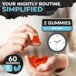 LITE LVL - 60 x Sleep Gummies for Adults - Berry Bliss Flavoured Sleeping Gummies - Sleep Vitamins - Image 5