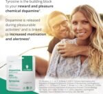 Dopamine Supplements | Natural L Tyrosine Supplement 800mg | 1-A-Day L-Tyrosine High Strength Capsules (60) | Dopamine Brain Food Nootropic | Alertness & Motivation | Vegan | 2-Month Supply - Image 5