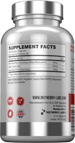 Red Yeast Rice with CoQ10 & Alpha Liopic Acid (3 Cholesterol Lowering Ingredients) Supplement Coenzyme Q10 Red Yeast Cholesterol Lowering Supplements 120 Vegan Capsules - Image 4