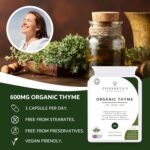 Organic Thyme 400mg | Natural Thymus Vulgaris Herb Supplement | 60 Capsules | Vegan Friendly & Herbal UK Made | 60 Servings, 2 Month Supply by Epigenetics - Image 3