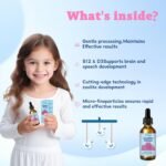 Vitamin Kids Cleansing Drops Gentle Health Support Gently cleanses The Body Contains Vitamin B12 and Vitamin D Supports Gut Health and Focus Supports Children's Language Development 60 ml - Image 3